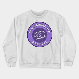 in my music era, retro style 1995 Crewneck Sweatshirt